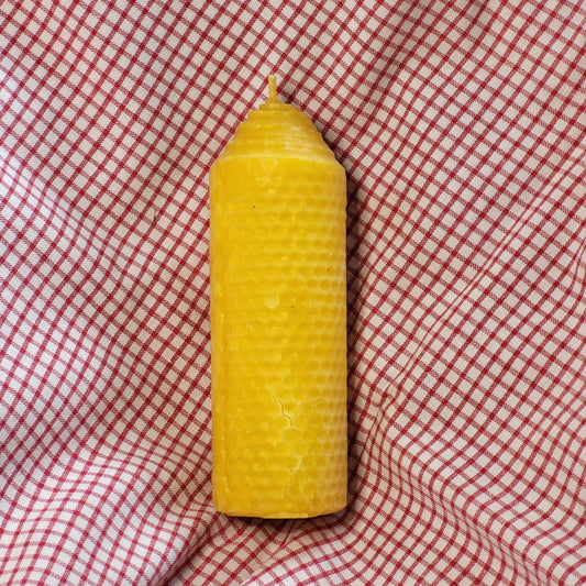 Bienenwachskerze, naturbelassen