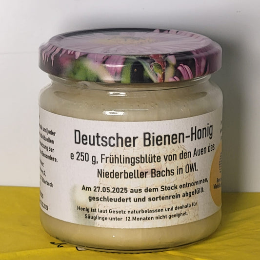 Naturreine Frühlingsblüte von den Auen des Niederbeller Bachs in OWL 250g