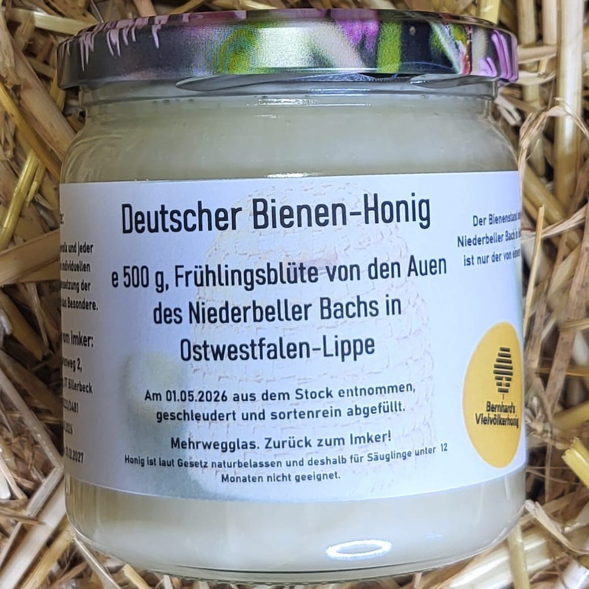 Naturreine Frühlingsblüte von den Auen des Niederbellerbachs in Ostwestfalen-Lippe 500g